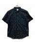 Paul Smith（ポールスミス）の古着「OUTLINE FLORAL 半袖シャツ」｜ネイビー×グリーン