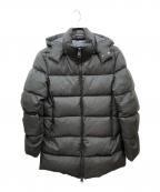 HERNOヘルノ）の古着「LAMINAR フーデッドダウンコート」｜グレー