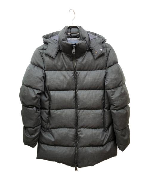 HERNO（ヘルノ）HERNO (ヘルノ) LAMINAR フーデッドダウンコート グレー サイズ:48の古着・服飾アイテム