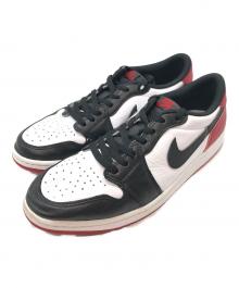 NIKE（ナイキ）の古着「Air Jordan 1 Retro Low OG "Black Toe"」｜ホワイト×レッド