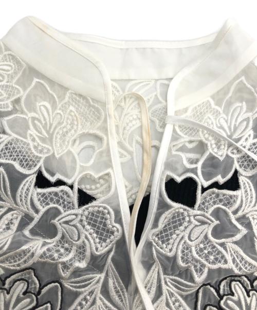 Snidel（スナイデル）Snidel (スナイデル) レースカラーノースリニット ブラック サイズ:freeの古着・服飾アイテム