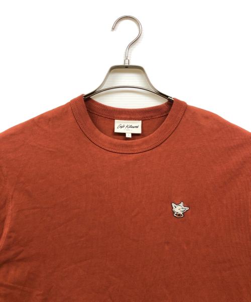 CAFE KITSUNE（カフェ キツネ）CAFE KITSUNE (カフェ キツネ) Tシャツ オレンジ サイズ:Lの古着・服飾アイテム