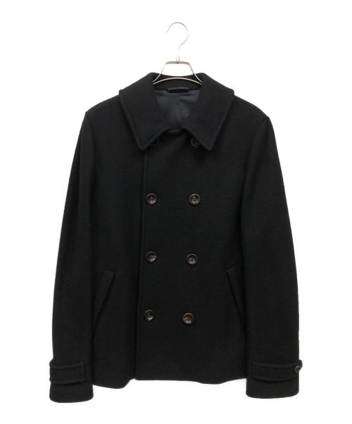 GIORGIO ARMANI（ジョルジョアルマーニ）GIORGIO ARMANI (ジョルジョアルマーニ) Pコート ブラック サイズ:SIZE 50の古着・服飾アイテム