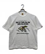 HUMAN MADEヒューマンメイド）の古着「FLYING DUCKプリントTシャツ」｜ホワイト