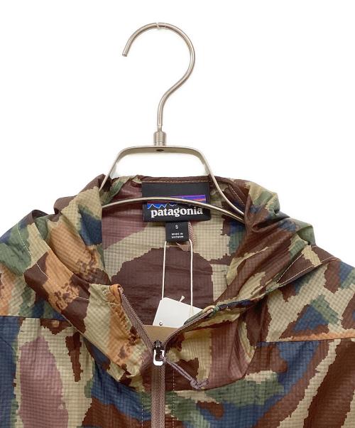 Patagonia（パタゴニア）Patagonia (パタゴニア) メンズ・フーディニ・ジャケット ブラウン サイズ:Ｓ 未使用品の古着・服飾アイテム
