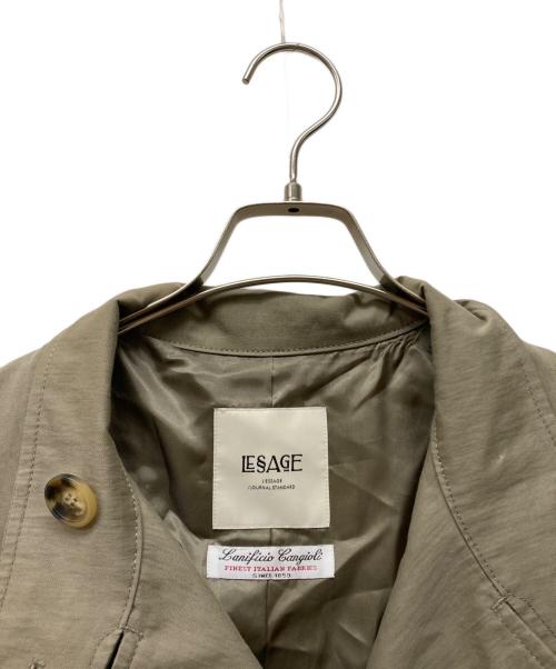journal standard L'essage（ジャーナルスタンダード レサージュ）journal standard L'essage (ジャーナルスタンダード レサージュ) CANGIOLIギャバスタンドコート カーキ サイズ:SIZE Freeの古着・服飾アイテム