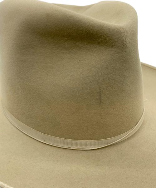 STETSON（ステットソン）STETSON (ステットソン) 中折れハット ベージュの古着・服飾アイテム