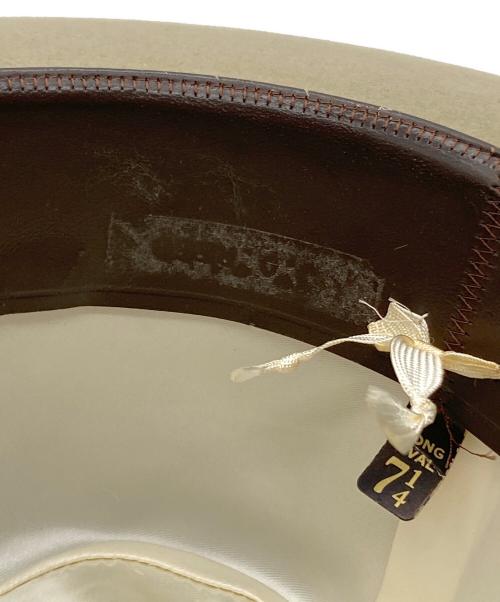 STETSON（ステットソン）STETSON (ステットソン) 中折れハット ベージュの古着・服飾アイテム