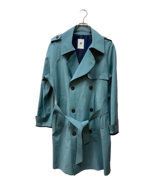 PT TORINO（ピーティートリノ）PT TORINO (ピーティートリノ) トレンチコート ブルー サイズ:SIZE 48の古着・服飾アイテム