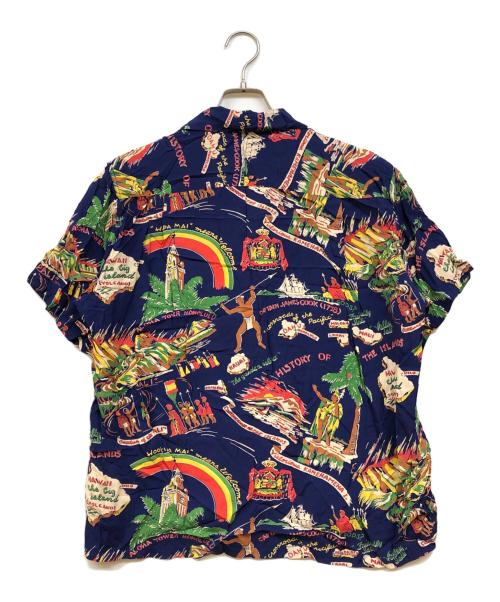 Sun Surf（サンサーフ）Sun Surf (サンサーフ) アロハシャツ ブルー サイズ:Mの古着・服飾アイテム