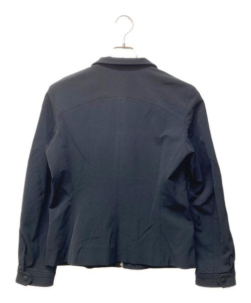 ISSEY MIYAKE（イッセイミヤケ）ISSEY MIYAKE (イッセイミヤケ) スタンドカラージャケット ブラック サイズ:SIZE 3の古着・服飾アイテム