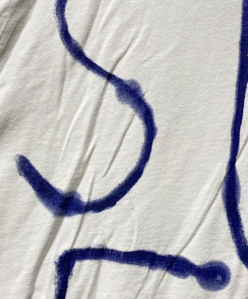 SUPREME（シュプリーム）Supreme (シュプリーム) 22SS PAINTED TEE ホワイト×ブルー サイズ:Lの古着・服飾アイテム