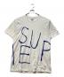 Supreme（シュプリーム）の古着「22SS PAINTED TEE」｜ホワイト×ブルー
