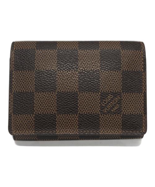 LOUIS VUITTON（ルイ ヴィトン）LOUIS VUITTON (ルイ ヴィトン) アンヴェロップ・カルト・ドゥ・ヴィジット ブラウンの古着・服飾アイテム