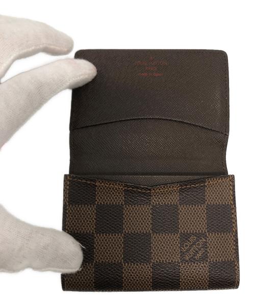 LOUIS VUITTON（ルイ ヴィトン）LOUIS VUITTON (ルイ ヴィトン) アンヴェロップ・カルト・ドゥ・ヴィジット ブラウンの古着・服飾アイテム