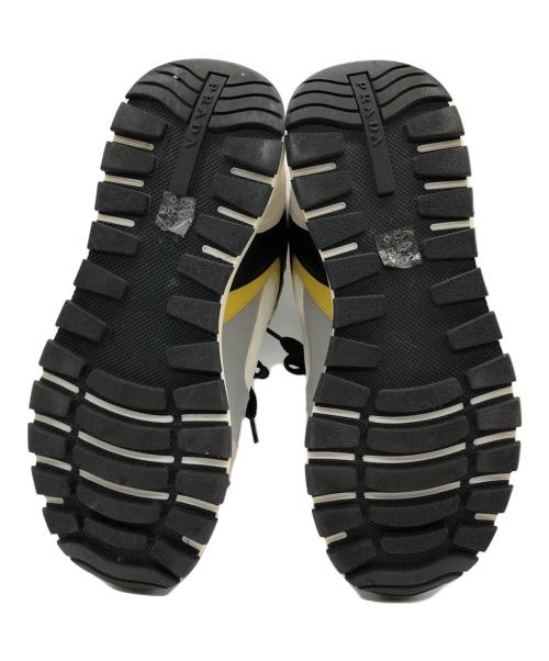 PRADA（プラダ）PRADA (プラダ) Plain Leather Logo Sneakers ホワイト サイズ:6の古着・服飾アイテム