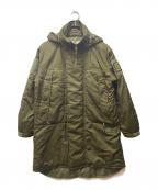 uniform experimentユニフォームエクスペリメント）の古着「PADED MILITARY LONG PARKA」｜カーキ