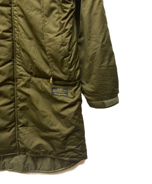 uniform experiment（ユニフォームエクスペリメント）uniform experiment (ユニフォームエクスペリメント) PADED MILITARY LONG PARKA カーキ サイズ:1の古着・服飾アイテム