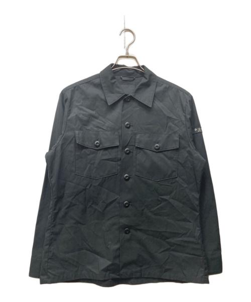 TATRAS（タトラス）TATRAS (タトラス) MOTTILOミリタリーロングスリーブシャツ ブラック サイズ:01の古着・服飾アイテム