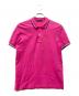 PRADA（プラダ）の古着「ラバーロゴポロシャツ」｜ピンク