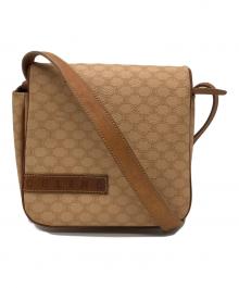 CELINE（セリーヌ）の古着「オールドマカダムショルダーバッグ」｜ベージュ
