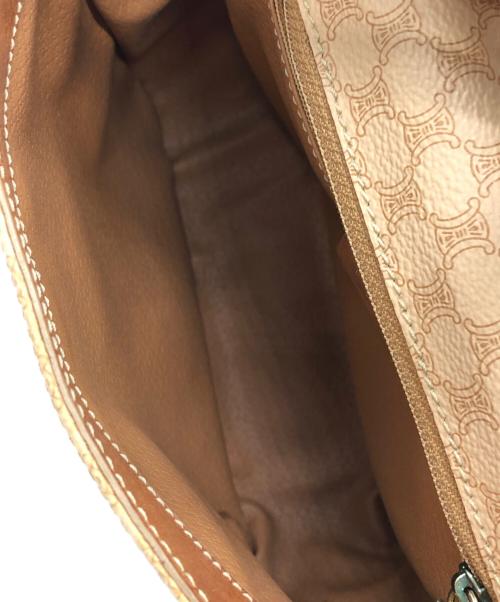 CELINE（セリーヌ）CELINE (セリーヌ) オールドマカダムショルダーバッグ ベージュの古着・服飾アイテム