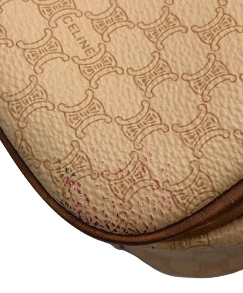 CELINE（セリーヌ）CELINE (セリーヌ) オールドマカダムショルダーバッグ ベージュの古着・服飾アイテム