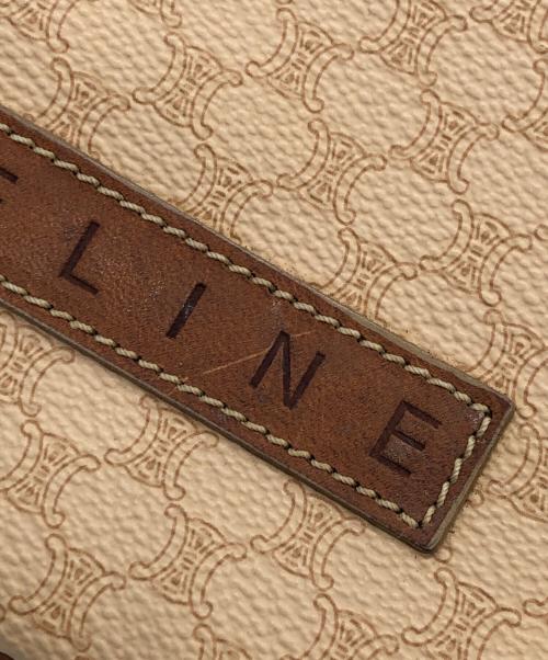 CELINE（セリーヌ）CELINE (セリーヌ) オールドマカダムショルダーバッグ ベージュの古着・服飾アイテム
