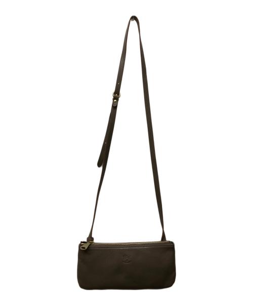 IL BISONTE（イル ビゾンテ）IL BISONTE (イル ビゾンテ) コンパクトクロスボディバッグ グレーの古着・服飾アイテム