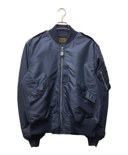 MASH（マッシュ）Mash (マッシュ) L-2Aフライトジャケット ネイビー サイズ:42の古着・服飾アイテム