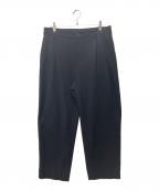 steinシュタイン）の古着「GRADATION PLEATS WIDE TROUSERS」｜ブラック