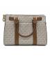 MICHAEL KORS (マイケル・コース) NOUVEAU HAMILTON サッチェル ホワイト×ブラウン：10000円