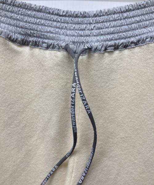 and wander（アンドワンダー）and wander (アンドワンダー) ZARA (ザラ) ニットパンツ アイボリー サイズ:S 未使用品の古着・服飾アイテム