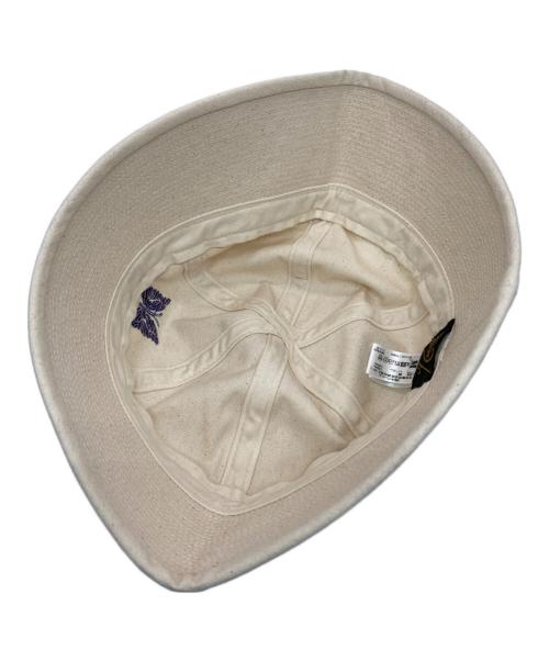 Needles（ニードルズ）Needles (ニードルズ) SAILOR HAT COTTON CANVAS アイボリー×パープルの古着・服飾アイテム