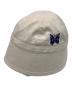 中古・古着 Needles (ニードルズ) SAILOR HAT COTTON CANVAS アイボリー×パープル：8000円