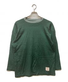 Champion（チャンピオン）の古着「フットボールTシャツ」｜グリーン