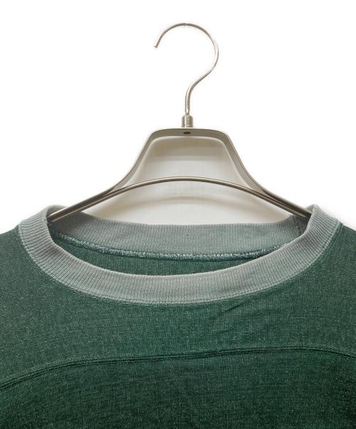 Champion（チャンピオン）Champion (チャンピオン) フットボールTシャツ グリーン サイズ:Lの古着・服飾アイテム