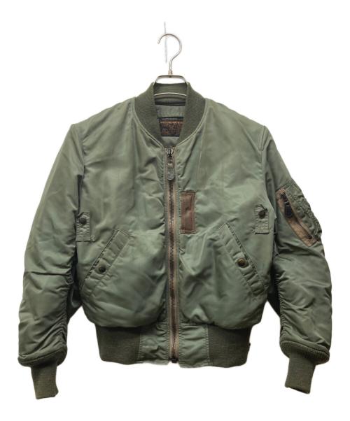 THE REAL McCOY'S（ザ・リアルマッコイズ）THE REAL McCOY'S (ザ・リアルマッコイズ) TYPE MA-1 REAL McCOY MFG. CO. オリーブ サイズ:XSの古着・服飾アイテム