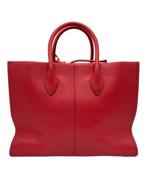 MICHAEL KORS（マイケル・コース）MICHAEL KORS (マイケル・コース) ロゴレザー2WAYバッグ ピンクの古着・服飾アイテム