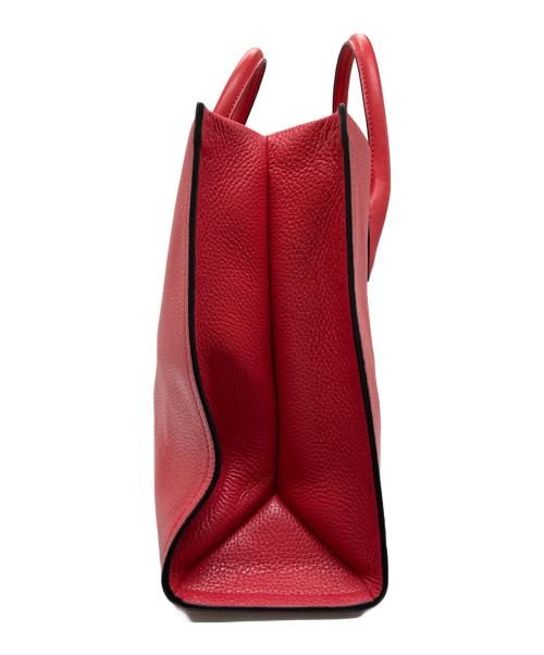 MICHAEL KORS（マイケル・コース）MICHAEL KORS (マイケル・コース) ロゴレザー2WAYバッグ ピンクの古着・服飾アイテム