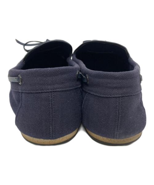 HERMES（エルメス）HERMES (エルメス) デッキシューズ ネイビー サイズ:SIZE 40 1/2の古着・服飾アイテム