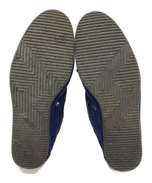 HERMES（エルメス）HERMES (エルメス) デッキシューズ ネイビー サイズ:SIZE 40 1/2の古着・服飾アイテム