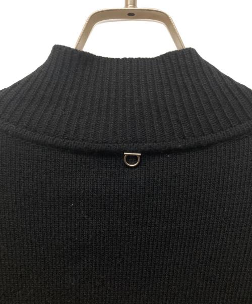 Salvatore Ferragamo（サルヴァトーレ フェラガモ）Salvatore Ferragamo (サルヴァトーレ フェラガモ) ガンチーニ装飾ウールカシミヤニット レッド サイズ:Lの古着・服飾アイテム