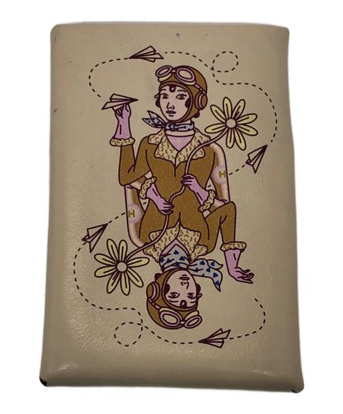 HERMES（エルメス）HERMES (エルメス) カルヴィカードケース アイボリーの古着・服飾アイテム