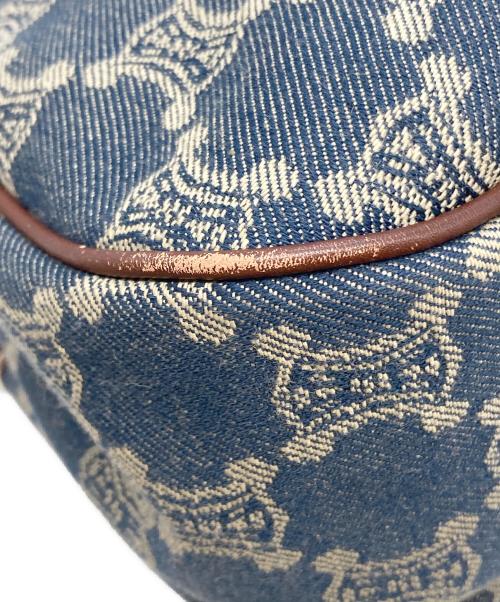 CELINE（セリーヌ）CELINE (セリーヌ) パリマカダムハンドバッグ ブルーの古着・服飾アイテム