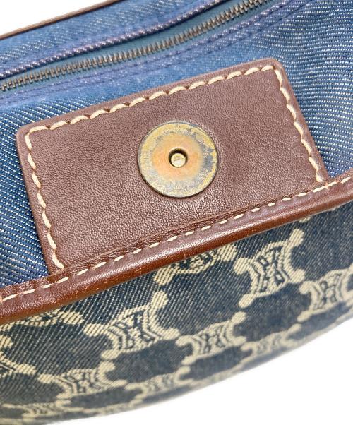 CELINE（セリーヌ）CELINE (セリーヌ) パリマカダムハンドバッグ ブルーの古着・服飾アイテム