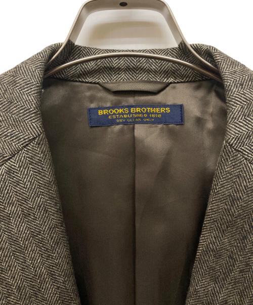 BROOKS BROTHERS（ブルックスブラザーズ）BROOKS BROTHERS (ブルックスブラザーズ) ツイードジャケット ブラウン サイズ:A5の古着・服飾アイテム
