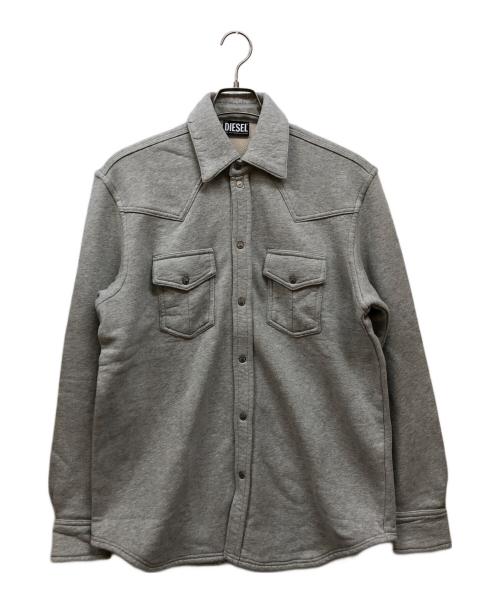 DIESEL（ディーゼル）DIESEL (ディーゼル) S-Ocean-E1 シャツジャケット グレー サイズ:SIZE XSの古着・服飾アイテム