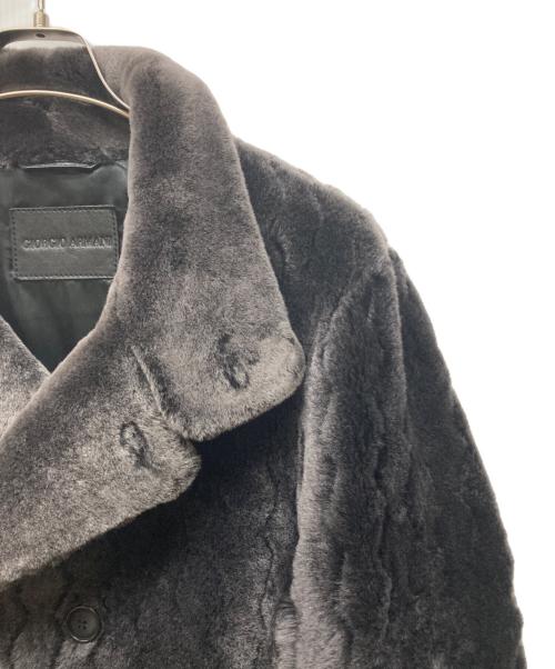 GIORGIO ARMANI（ジョルジョアルマーニ）GIORGIO ARMANI (ジョルジョアルマーニ) Pコート グレー サイズ:50の古着・服飾アイテム