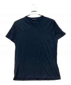 中古・古着通販】PRADA (プラダ) プリントTシャツ ブラック サイズ:S